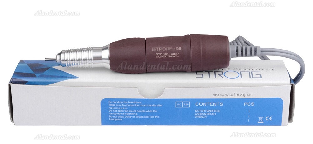 STRONG 120 Dental Lab Micro Motor Handpiece 35000RPM 2.35mm